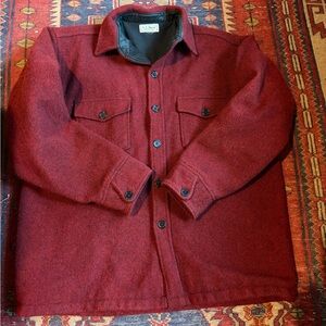 Vintage LL BEAN Northwoods Wool Windstopper Shirt Jacket